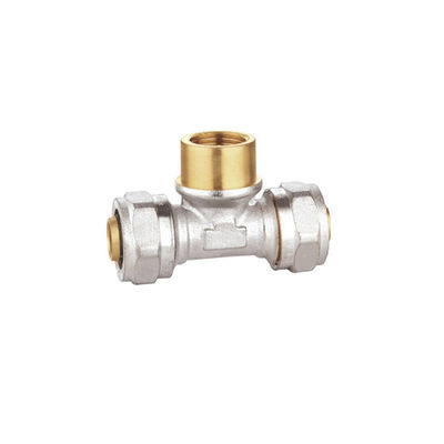 PF5008 النحاس مزورة ضغط الإناث المحملة النيكل مطلي 16X1 / 2x16 26X16X26.5