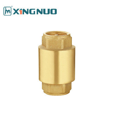 OEM النحاس الجودة صمام التحقق الرأسي لاستخدام الماء والغاز الصمام التحقق التوقف النحاس المسامير مع البناء الدائم