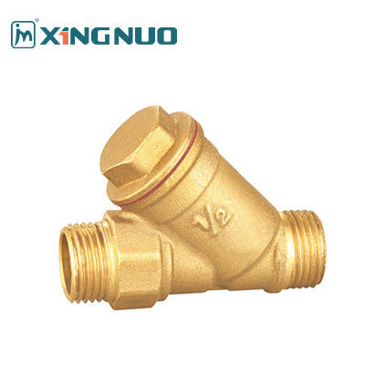 أصفر اللون الذكور مطاطي ISO228/1 مطاطي النحاس صمام تخفيض الضغط لتحكم درجة الحرارة حتى 200 درجة فهرنهايت